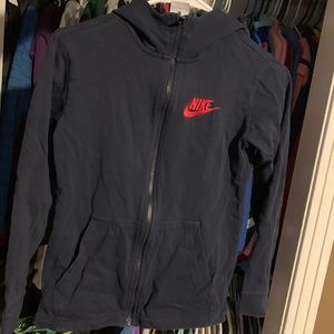 Nike zip-up sweater